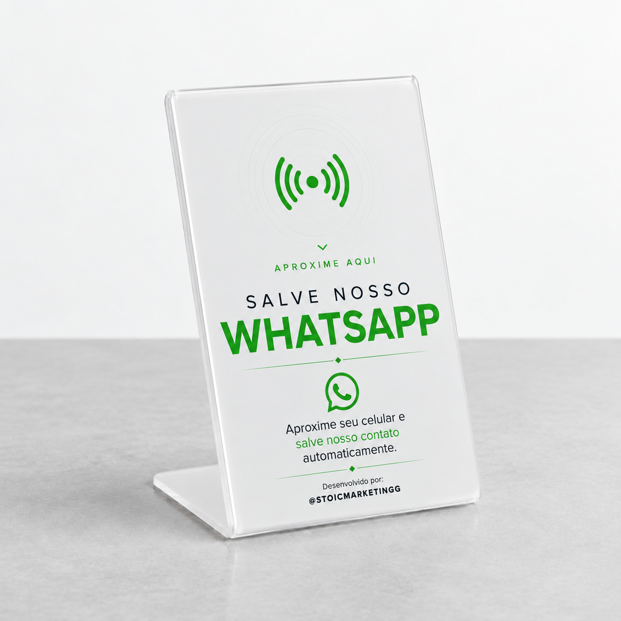 Totem NFC WhatsApp